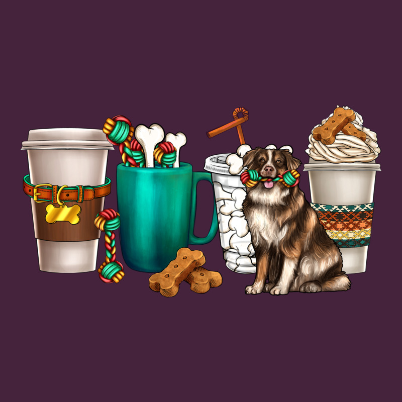 Australian Shepherd Dog Coffee Cups Classic Tee by texasbilliewilder | Teevron