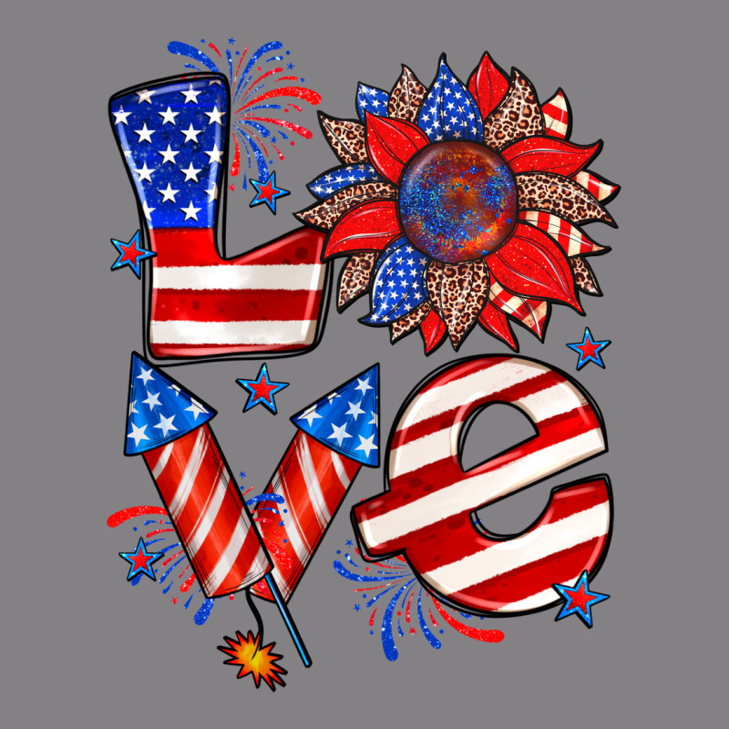 4th Of July Love Heavyweight Hoodie by Zillion Design Studio | Teevron