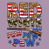 Red White And Pew Pew Pew Heavyweight Hoodie | Teevron