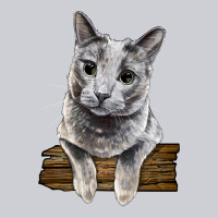 Russian Blue Cat Face Urban Hoodie | Teevron
