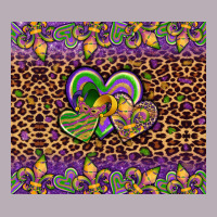 Mardi Gras Fleur De Lis Hearts Leopard Glitter Vintage Tee | Teevron