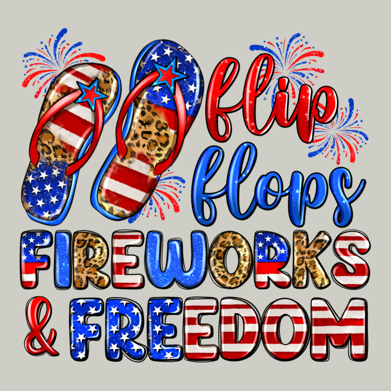 Flip Flops Fireworks And Freedom Heavyweight Hoodie by Zillion Design Studio | Teevron