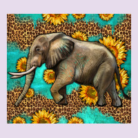Western Sunflowers Elephant Premium Hoodie | Teevron
