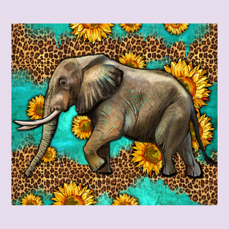 Western Sunflowers Elephant Premium Hoodie by LillyAllenDesigns | Teevron