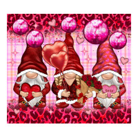 valentines gnomies with leopard | Teevron