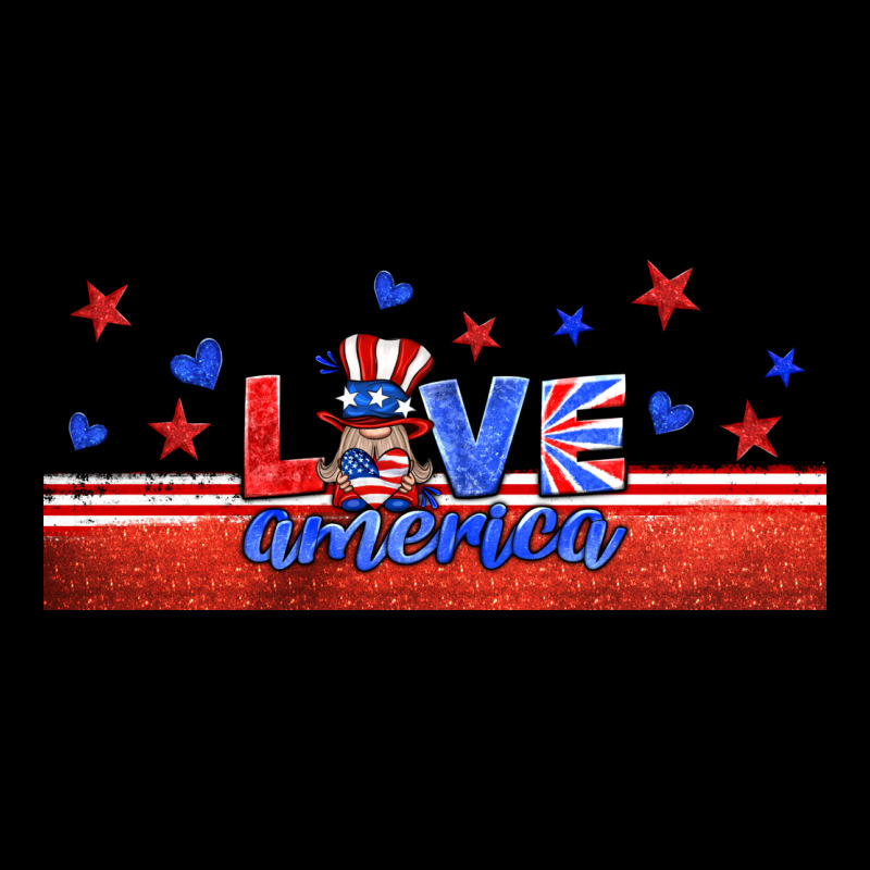 Love America Gnome Libbey Cup Premium Sweatshirt by HRA Design Shop | Teevron