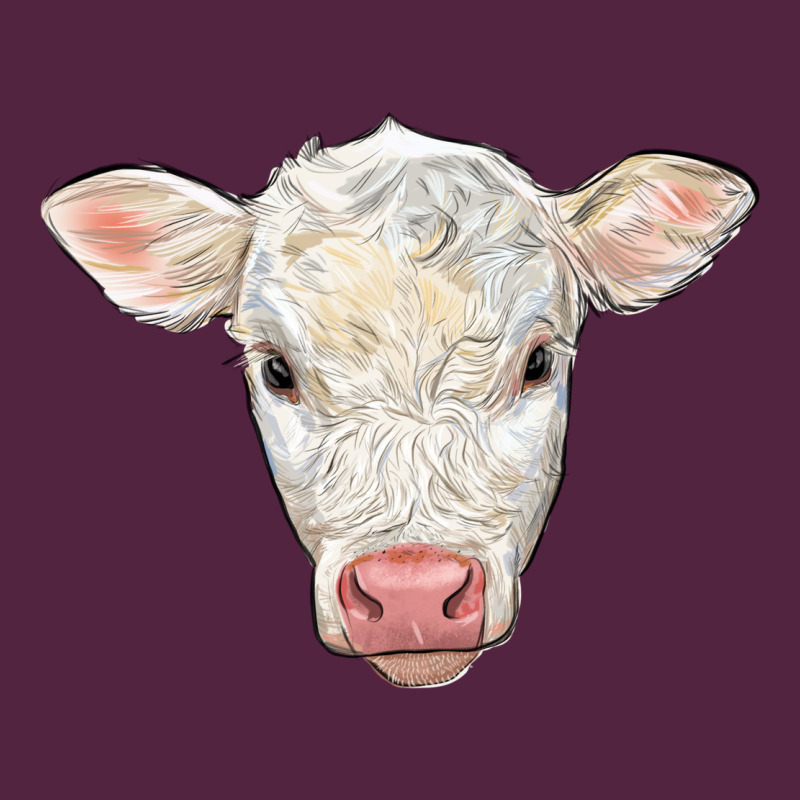 Charolais Calf Face Urban Hoodie by LillyAllenDesigns | Teevron
