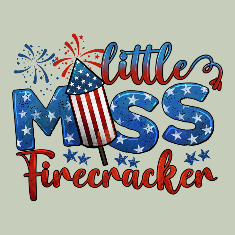 Little Miss Firecracker 4th Of July Ladies Tee by BarkalooDesign | Teevron