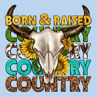 Born And Raised Country Western Classic Tee | Teevron