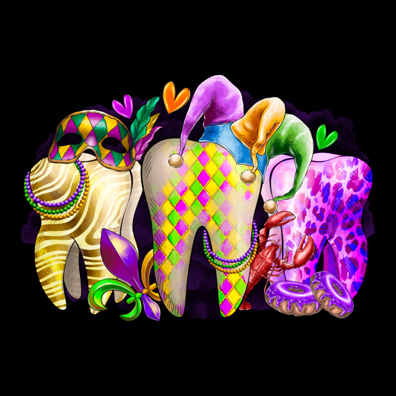 Mardi Gras Tooth Premium Sweatshirt by RacoonDesign | Teevron