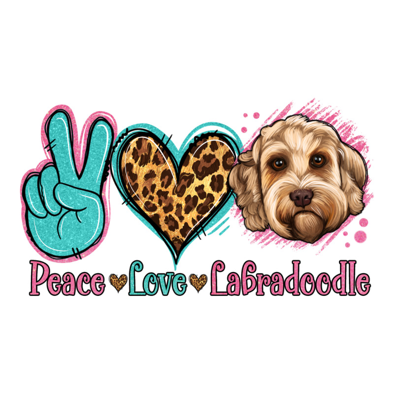 Peace Love Labradoodle Premium Hoodie by Jasminsmagicworld | Teevron