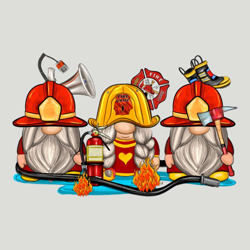 Firefighter Gnomes Zipper Hoodie by Zillion Design Studio | Teevron