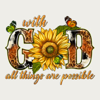 With God All Things Are Possible With Sunflower Zipper Hoodie | Teevron