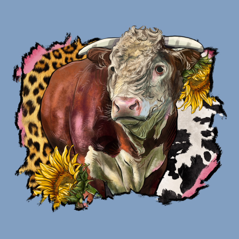 Hereford Bull Western Background Urban Hoodie by LillyAllenDesigns | Teevron