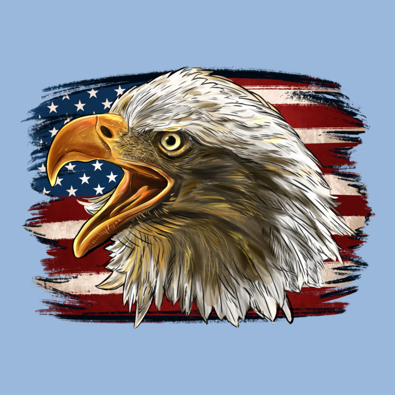 American Flag Eagle Premium Hoodie by LillyAllenDesigns | Teevron
