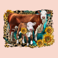 Hereford Cow And Hereford Calf With Leopard Urban Hoodie | Teevron