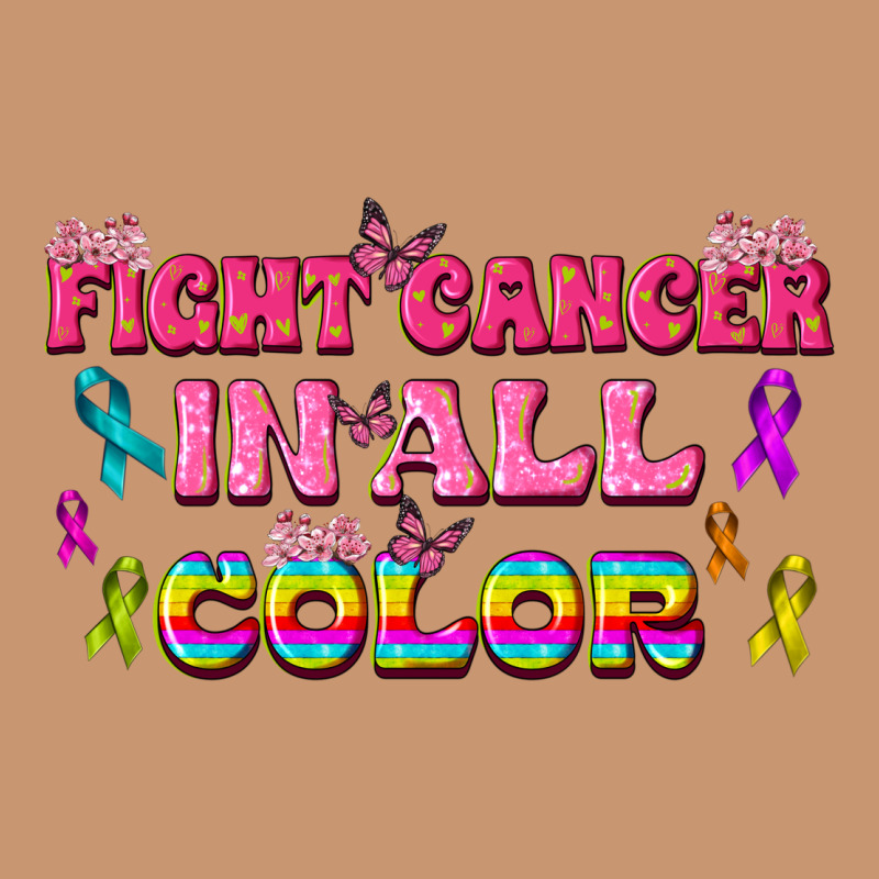 Fight Cancer In All Color Heavyweight Hoodie by texasbilliewilder | Teevron