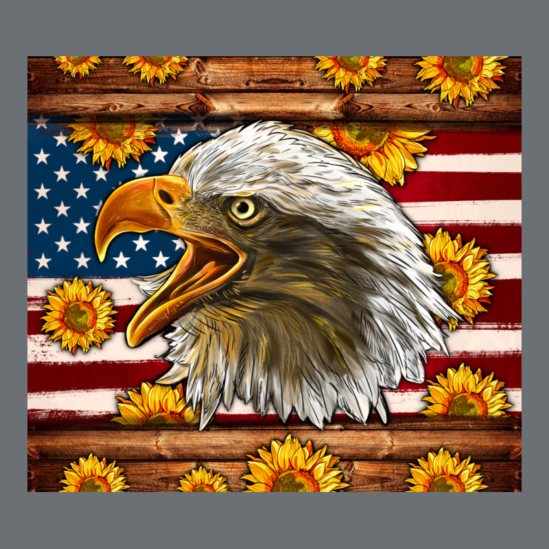 American Flag Eagle Premium Hoodie by LillyAllenDesigns | Teevron