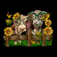 Hereford Bull And Heifer With Sunflowers Urban Hoodie | Teevron