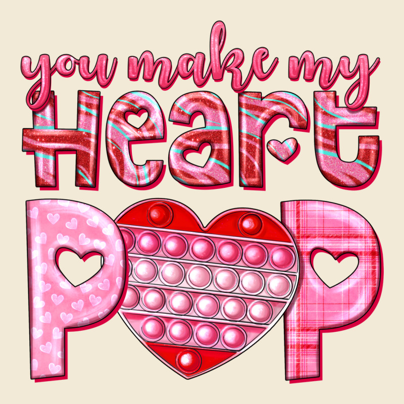 You Make My Heart Pop Premium Hoodie by NancyCooperArtShop | Teevron