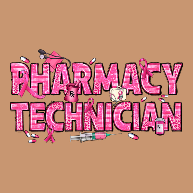 Breast Cancer Pharmacy Technician Heavyweight Hoodie by texasbilliewilder | Teevron