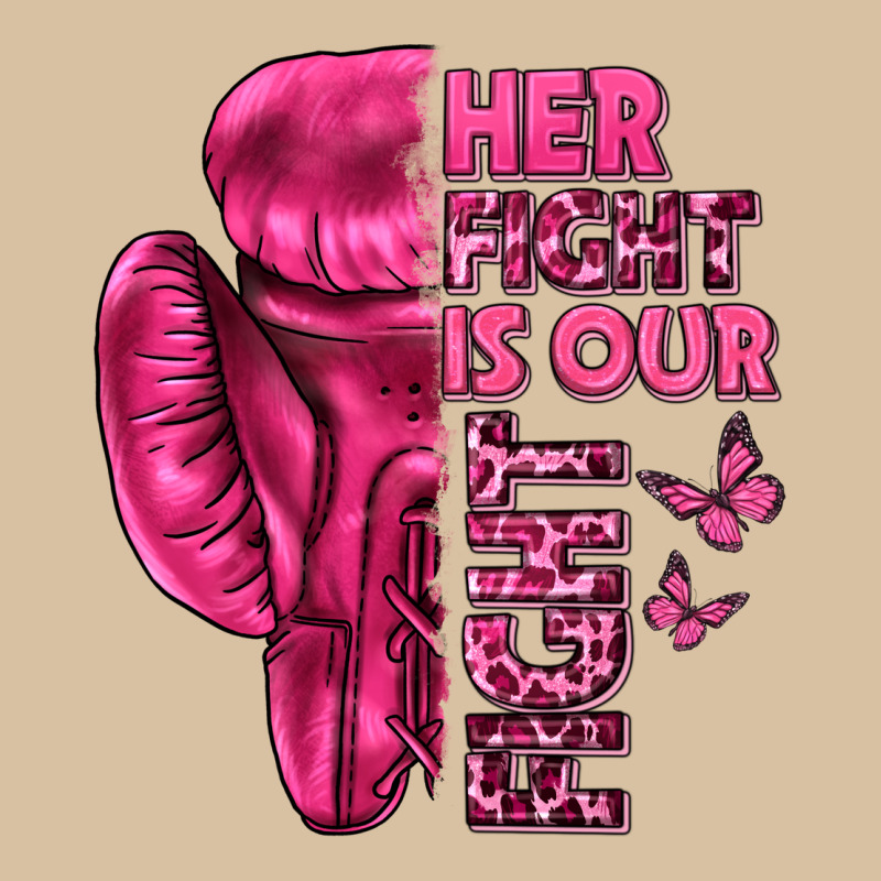 Her Fight Is Our Fight Cancer Heavyweight Hoodie by texasbilliewilder | Teevron