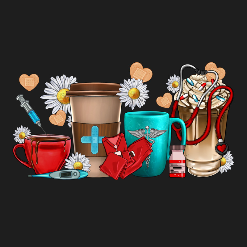 Nurse Coffee Cups Classic Tee by texasbilliewilder | Teevron