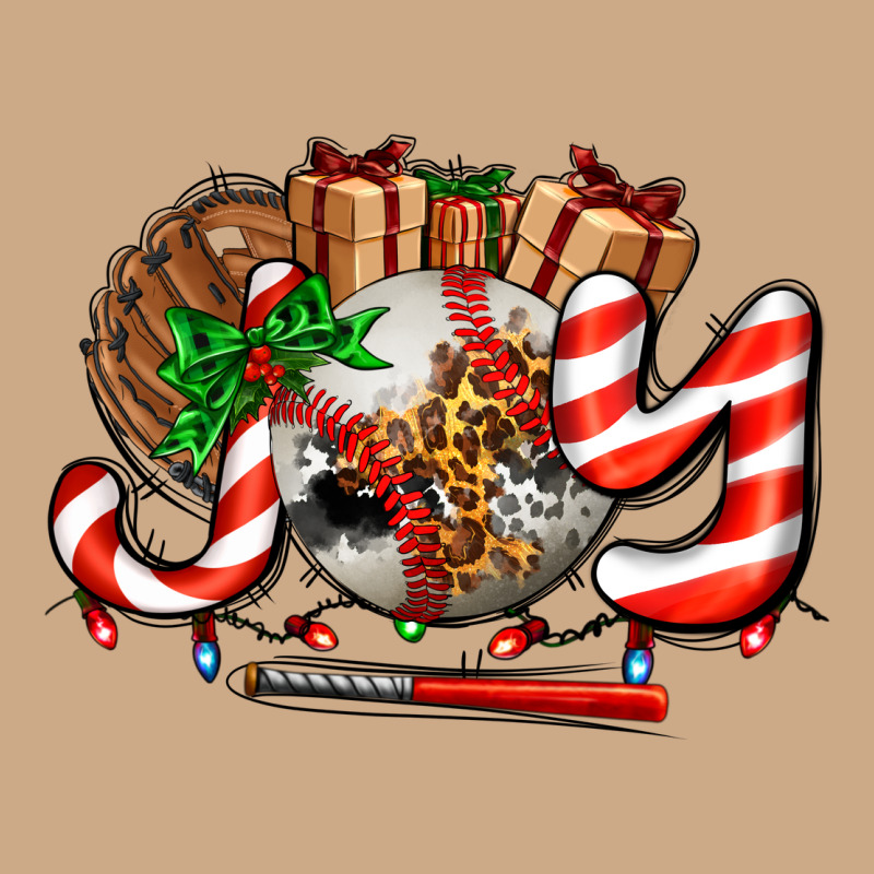 Joy With Baseball And Christmas Gift And Candies Vintage Hoodie by AdoDesignShop | Teevron