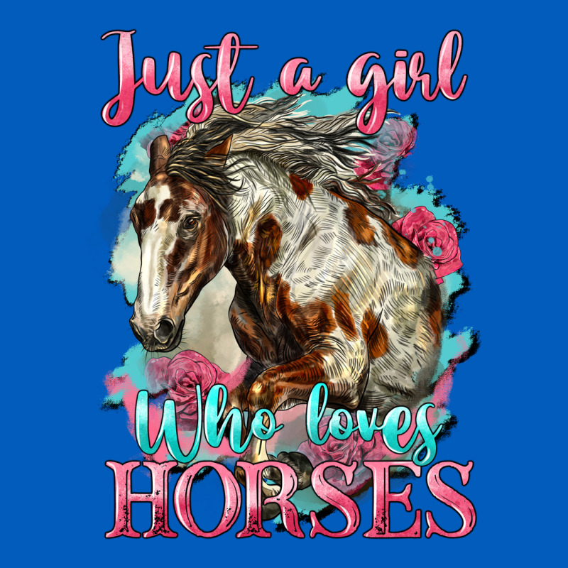 Just A Girl Who Loves Horses Mustang Urban Hoodie by LillyAllenDesigns | Teevron