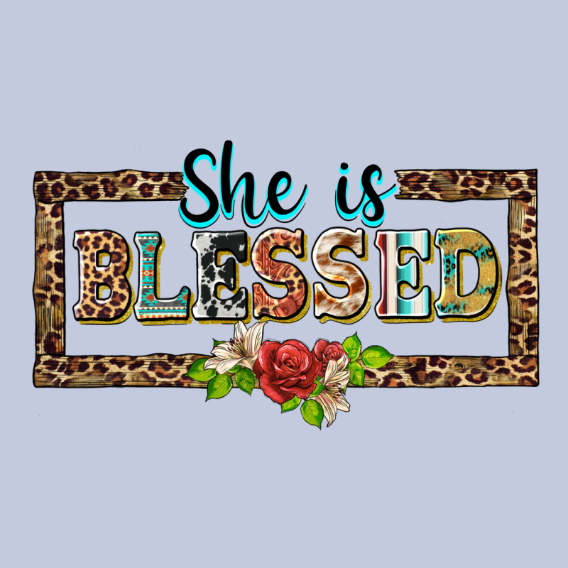 She Is Blesssed Floral Long Sleeve Tee by BarkalooDesign | Teevron