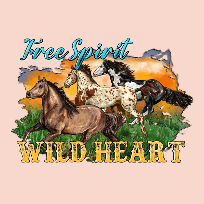 Free Spirit Wild Heart 3 Horses Urban Hoodie by LillyAllenDesigns | Teevron