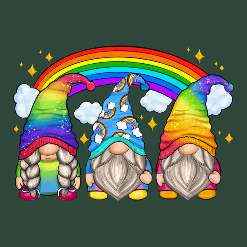 Rainbow Gnomes Zipper Hoodie by Zillion Design Studio | Teevron