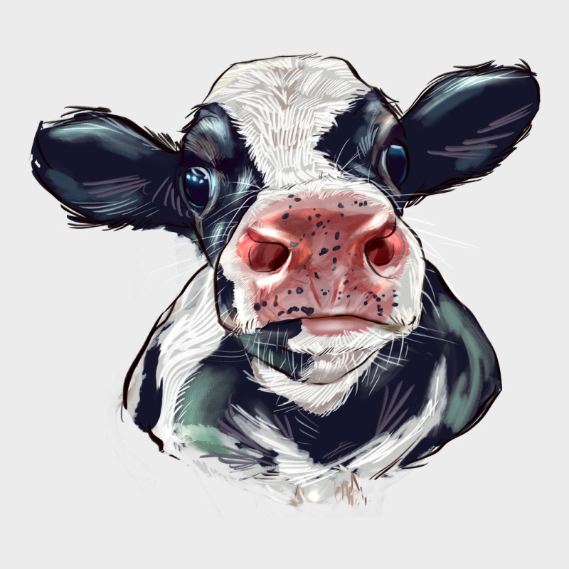 Holstein Calf Face Urban Hoodie by LillyAllenDesigns | Teevron