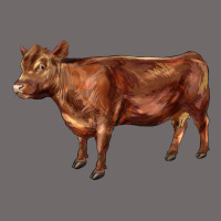 Red Angus Cow Urban Hoodie | Teevron