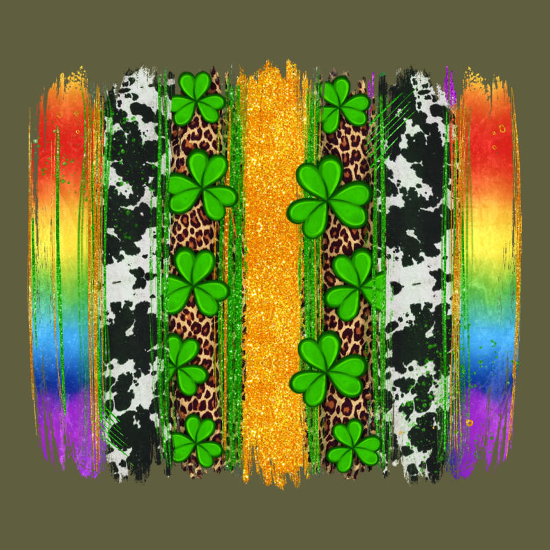 St Patricks Day Rainbow Brushstroke Vintage Tee by Artiststas | Teevron