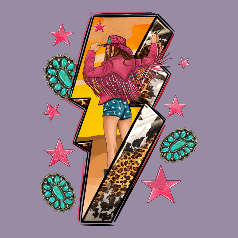Cowgirl With Lightning Bolt Classic Tee by texasbilliewilder | Teevron