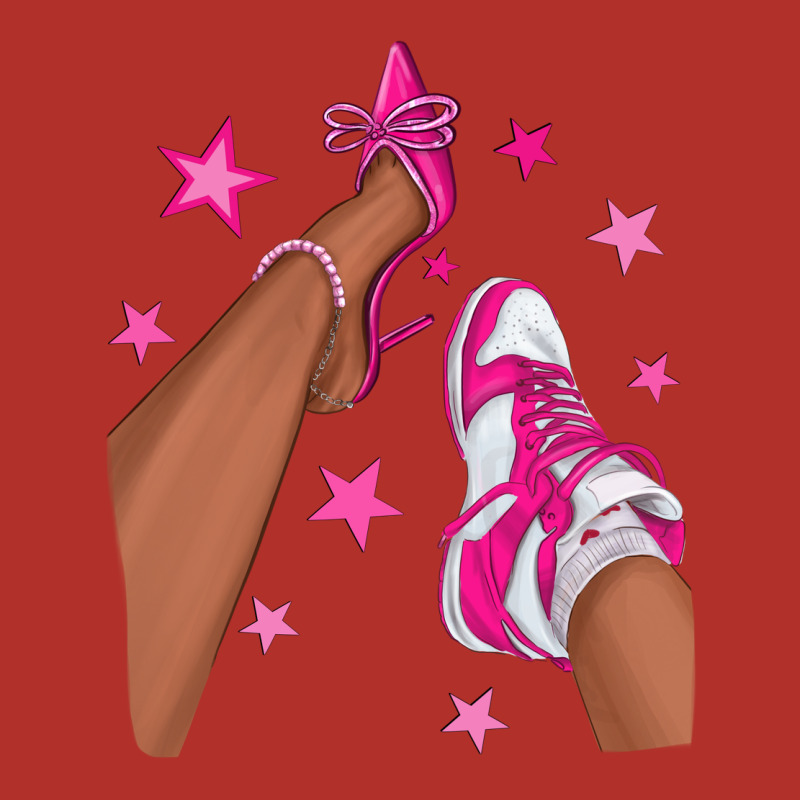 Afro Sneakers And Heels Premium Hoodie by NancyCooperArtShop | Teevron