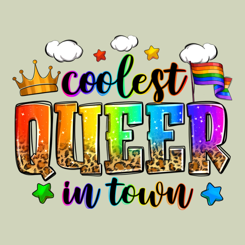 Coolest Queer In Town Heavyweight Hoodie by Zillion Design Studio | Teevron