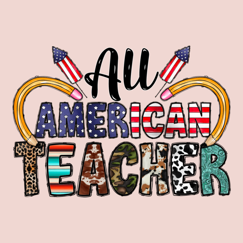 All American Teacher Premium Sweatshirt by CowhideDigitalArt | Teevron