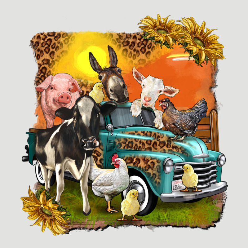 Farm Truck With Farm Animals Classic Tee by texasbilliewilder | Teevron