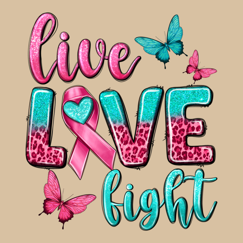 Live Love Fight Breast Cancer Heavyweight Hoodie by texasbilliewilder | Teevron