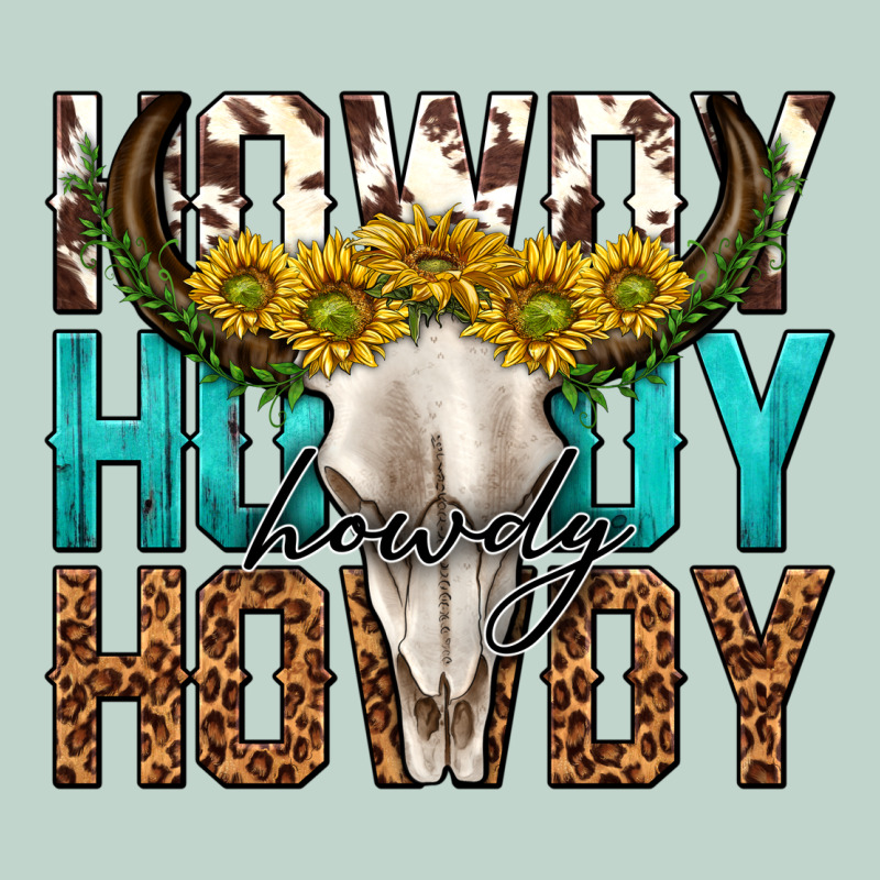 Howdy Howdy Howdy Western Bull Skull Zipper Hoodie by texasbilliewilder | Teevron