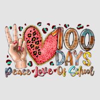 Peace Love 100 Days Of School Premium Sweatshirt | Teevron