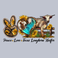Peace Love Longhorn Heifer Premium Hoodie | Teevron