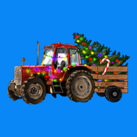Christmas Farm Tractor Zipper Hoodie | Teevron