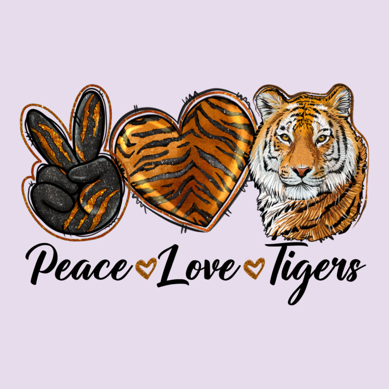 Peace Love Tigers Premium Hoodie by LillyAllenDesigns | Teevron
