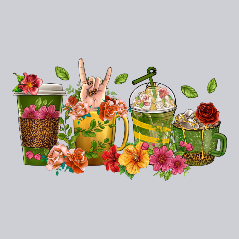 Floral Hustler Coffee Cups Classic Tee by texasbilliewilder | Teevron