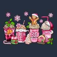 Pink Christmas Coffee Cups Zipper Hoodie | Teevron