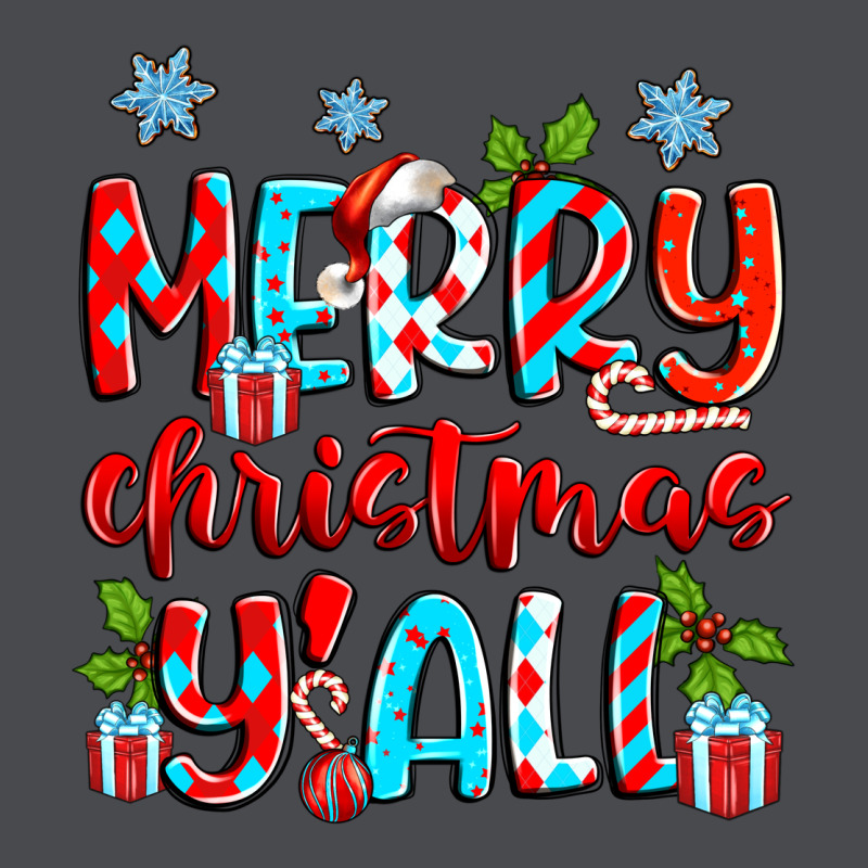 Merry Christmas Y'all Zipper Hoodie by Zillion Design Studio | Teevron
