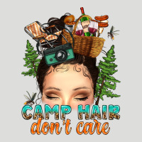 Messy Bun Camp Hair Dont Care Zipper Hoodie | Teevron